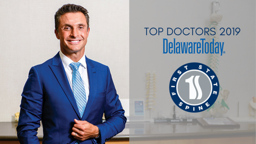 Delaware Today Top Docs 2019 First State Spine